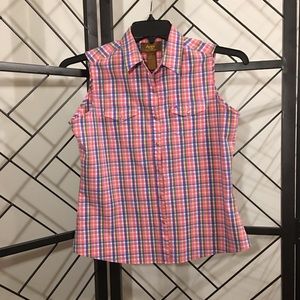 Aura (Wrangler) snap button shirt